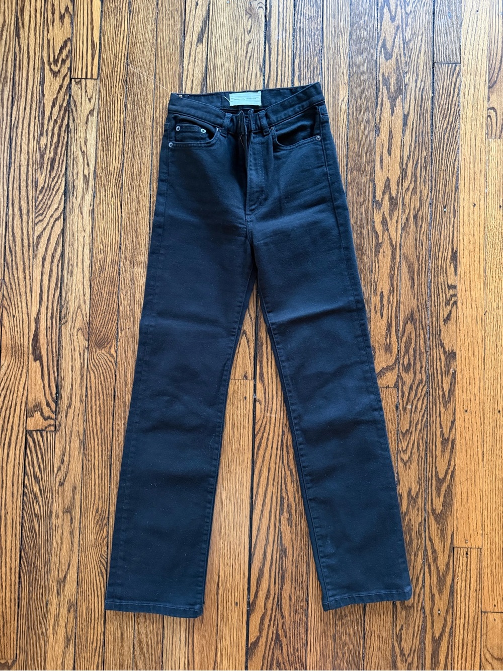 Jeanerica EW004 Straight Jeans Rinse Stay Black Organic Cotton Size 25/32
